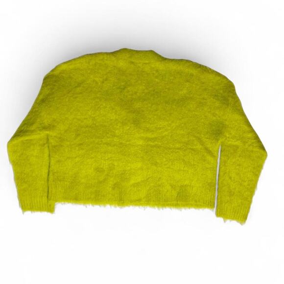 Madewell Brushed Fuzzy Alpaca Wool Cardigan Cropped Sweater Womens Small NWT - Picture 4 of 7